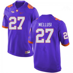 Men Chez Mellusi Purple CFP Champs College Football #27 Jersey 785559-494