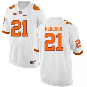 Men Darien Rencher White CFP Champs College Football #21 Jersey 649401-359