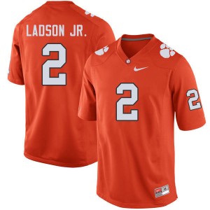 Men Frank Ladson Jr. Orange Clemson Tigers College Football #2 Jersey 653874-244