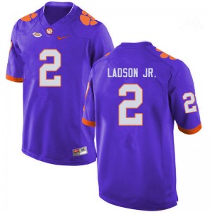 Men Frank Ladson Jr. Purple Clemson Tigers College Football #2 Jersey 761851-793