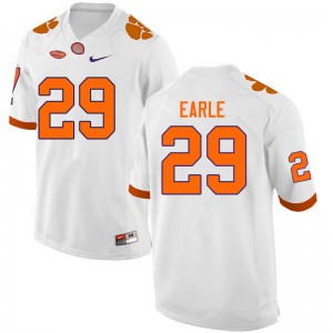 Men Hampton Earle White Clemson National Championship College Football #29 Jersey 813187-418