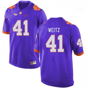 Men Jonathan Weitz Purple CFP Champs College Football #41 Jersey 912748-430
