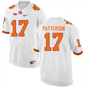 Men Kane Patterson White Clemson University College Football #17 Jersey 712768-782