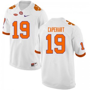 Men DeMonte Capehart White CFP Champs College Football #19 Jersey 428636-425