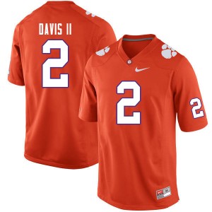 Men Fred Davis II Orange CFP Champs College Football #2 Jersey 544617-406