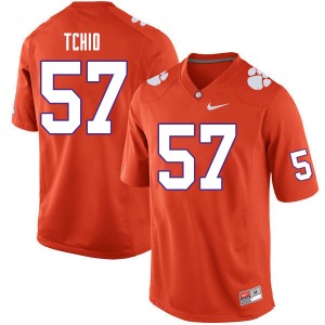 Men Paul Tchio Orange Clemson College Football #57 Jersey 740245-932