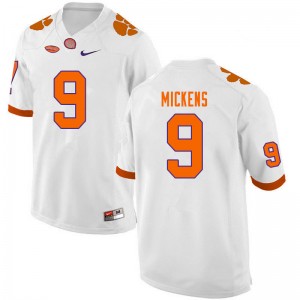 Men R.J. Mickens White Clemson College Football #9 Jersey 331269-254