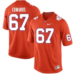 Men Will Edwards Orange CFP Champs College Football #67 Jersey 429477-593