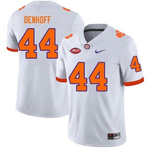 Men Cade Denhoff White CFP Champs College Football #44 Jersey 946794-273