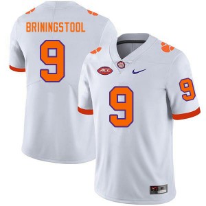Men Jake Briningstool White Clemson Tigers College Football #9 Jersey 318309-822