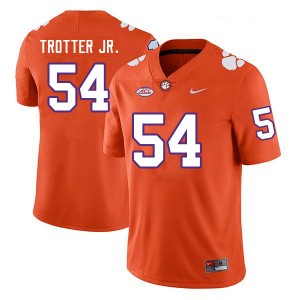 Men Jeremiah Trotter Jr. Orange Clemson National Championship College Football #54 Jersey 417740-487