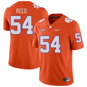Men Ian Reed Orange Clemson College Football #54 Jersey 456919-188