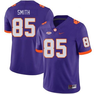 Men Jackson Smith Purple Clemson National Championship College Football #85 Jersey 574489-950