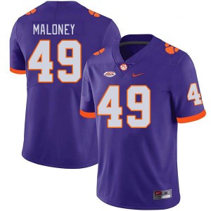 Men Matthew Maloney Purple Clemson University College Football #49 Jersey 462017-279