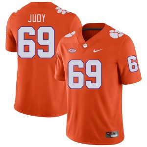 Men Sam Judy Orange Clemson National Championship College Football #69 Jersey 556415-142