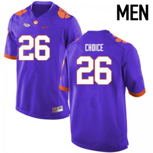 Men Adam Choice Purple Clemson National Championship College Football #26 Jersey 953323-394