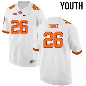 Youth Adam Choice White CFP Champs College Football #26 Jersey 530071-402