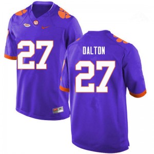 Men Alex Dalton Purple Clemson College Football #27 Jersey 609221-123