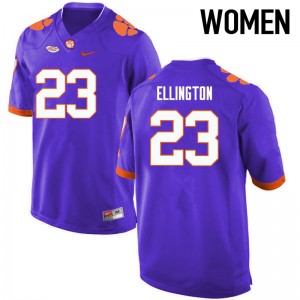 Women Andre Ellington Purple Clemson University College Football #23 Jersey 410439-271