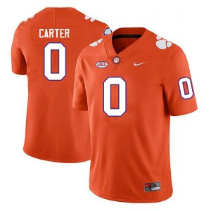 Men Barrett Carter Orange Clemson National Championship College Football #0 Jersey 901781-688