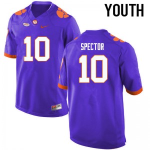 Youth Baylon Spector Purple CFP Champs College Football #10 Jersey 511360-427