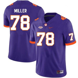 Men Blake Miller Purple CFP Champs College Football #78 Jersey 553056-376