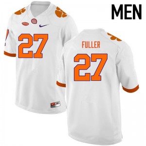 Men C.J. Fuller White Clemson College Football #27 Jersey 293165-895