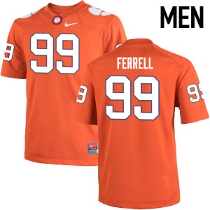 Men Clelin Ferrell Orange Clemson National Championship College Football #99 Jersey 556138-735