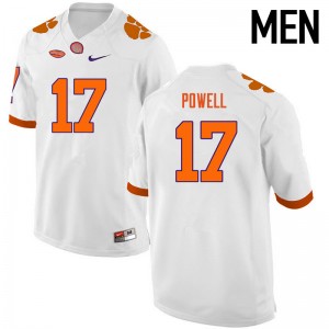 Men Cornell Powell White CFP Champs College Football #17 Jersey 761496-848