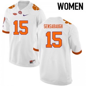Women Coty Sensabaugh White CFP Champs College Football #15 Jersey 523802-941