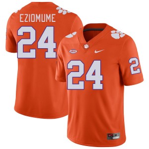 Men David Eziomume Orange Clemson University College Football #24 Jersey 335807-190