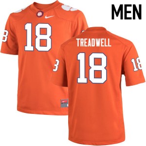 Men David Treadwell Orange CFP Champs College Football #18 Jersey 191103-376