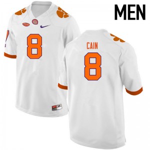 Men Deon Cain White CFP Champs College Football #8 Jersey 157145-845