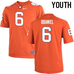 Youth Dorian ODaniel Orange Clemson University College Football #6 Jersey 596218-634
