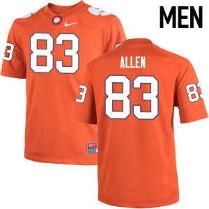 Men Dwayne Allen Orange Clemson University College Football #83 Jersey 827649-604
