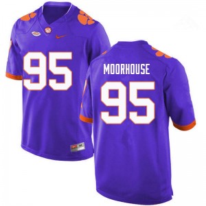Men Isaac Moorhouse Purple CFP Champs College Football #95 Jersey 712558-458