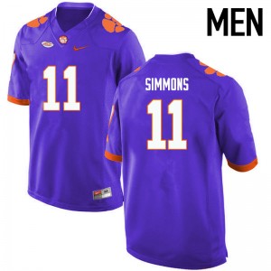 Men Isaiah Simmons Purple CFP Champs College Football #11 Jersey 323982-101