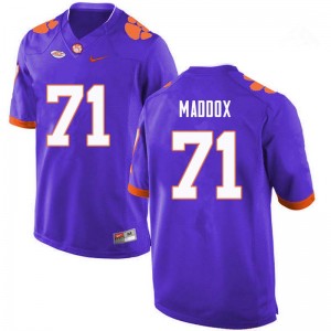 Men Jack Maddox Purple CFP Champs College Football #71 Jersey 686847-209