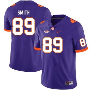 Men Jack Smith Purple Clemson National Championship College Football #89 Jersey 969502-696