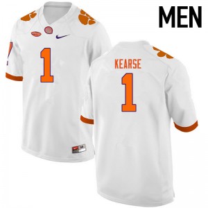 Men Jayron Kearse White Clemson National Championship College Football #1 Jersey 647207-935