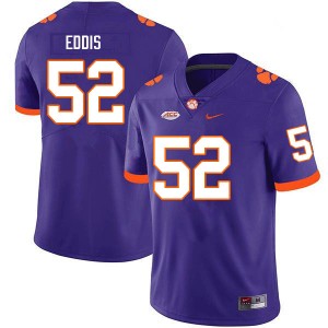 Men Joey Eddis Purple Clemson College Football #52 Jersey 903469-116