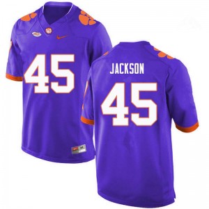 Men Josh Jackson Purple Clemson College Football #45 Jersey 110954-575