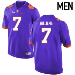 Men Mike Williams Purple CFP Champs College Football #7 Jersey 687715-499