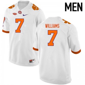 Men Mike Williams White Clemson Tigers College Football #7 Jersey 352472-820