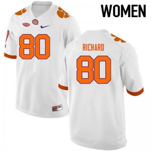Women Milan Richard White CFP Champs College Football #80 Jersey 488695-595