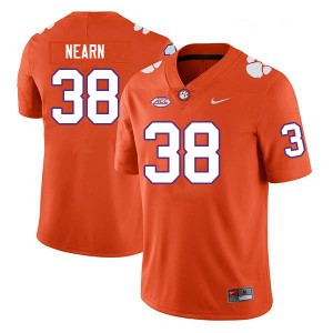 Men Peter Nearn Orange Clemson National Championship College Football #38 Jersey 766333-139