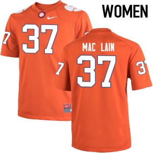 Women Ryan Mac Lain Orange CFP Champs College Football #37 Jersey 996359-959