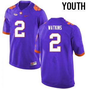 Youth Sammy Watkins Purple Clemson College Football #2 Jersey 370092-914