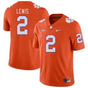 Men Shelton Lewis Orange CFP Champs College Football #2 Jersey 814826-111