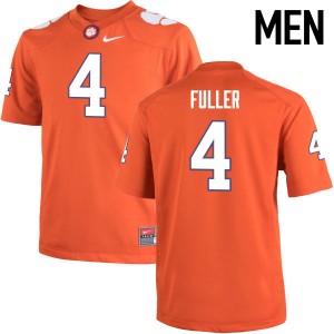 Men Steve Fuller Orange Clemson College Football #4 Jersey 215318-653